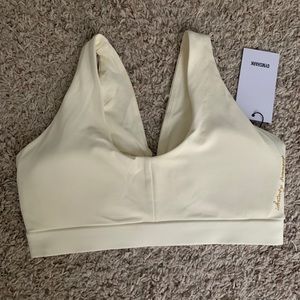 Gymshark Whitney Simmons bra in unbleached